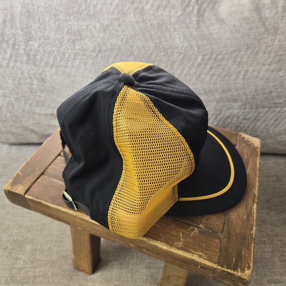 Vintage Ajax Black and Yellow Trucker Hat - Picture 6 of 9